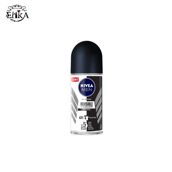 مام رول مردانه نیوا مدل Black & White invisible