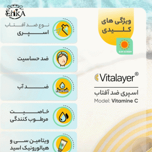اسپری ضد آفتاب ویتامین سی ویتالیر