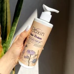 ماسک مو داخل حمام پروتئین الوکسین